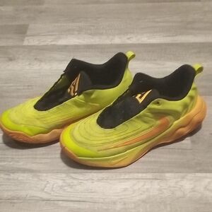 Nike Lime Green and Orange Sneakers